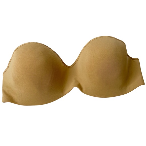 Le Mystere L’Image Collection Strapless Shameless Push-up Nude Bra 34C - Picture 2 of 8